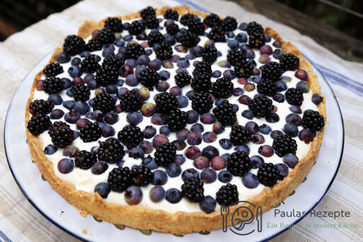 Tarte mit Brombeeren Heidelbeeren und Mascarpone tarte-brombeeren-blaubeeren-mascapone