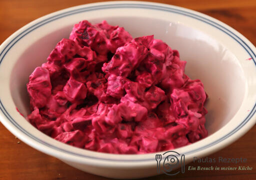 Rote Beete Salat mit Joghurt rote-beete-salat